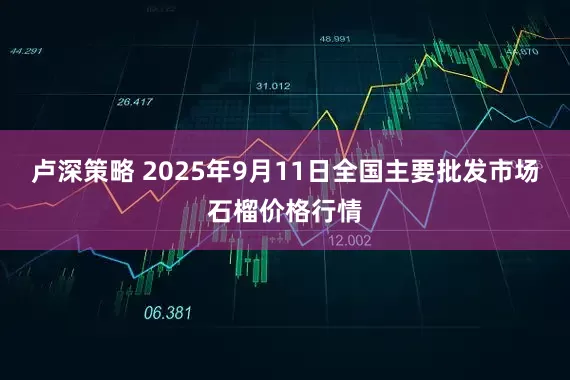 卢深策略 2025年9月11日全国主要批发市场石榴价格行情