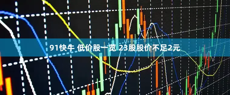 91快牛 低价股一览 23股股价不足2元