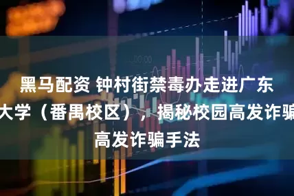 黑马配资 钟村街禁毒办走进广东工业大学（番禺校区），揭秘校园高发诈骗手法